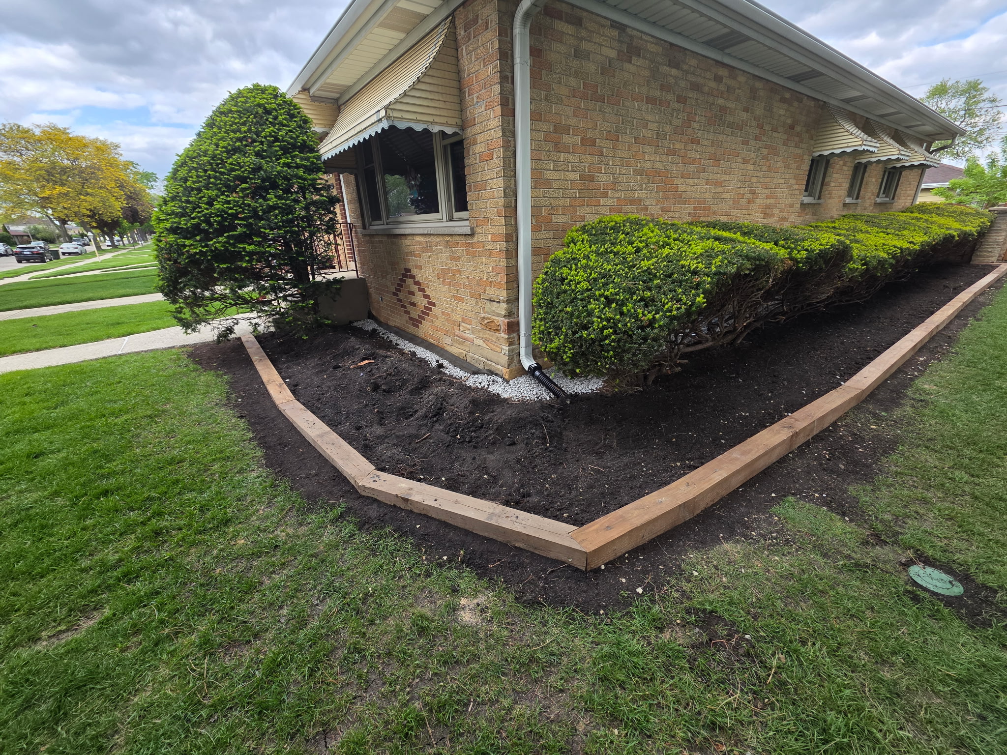 French drain and downspout extension work - MarioScape North Shore